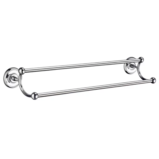Smedbo Villa Chrome Double Towel Rail