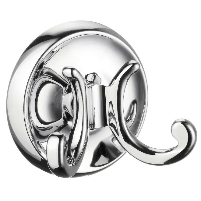 Smedbo Villa Chrome Double Towel Hook