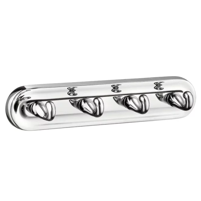 Smedbo Villa Chrome Quadruple Towel Hook