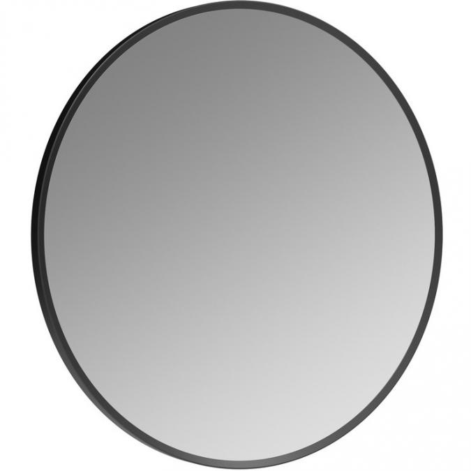 Kaiya 500mm Round Mirror - Matt Black