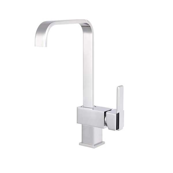 Square Chrome Side Action Kitchen Tap - KC312 - Nuie