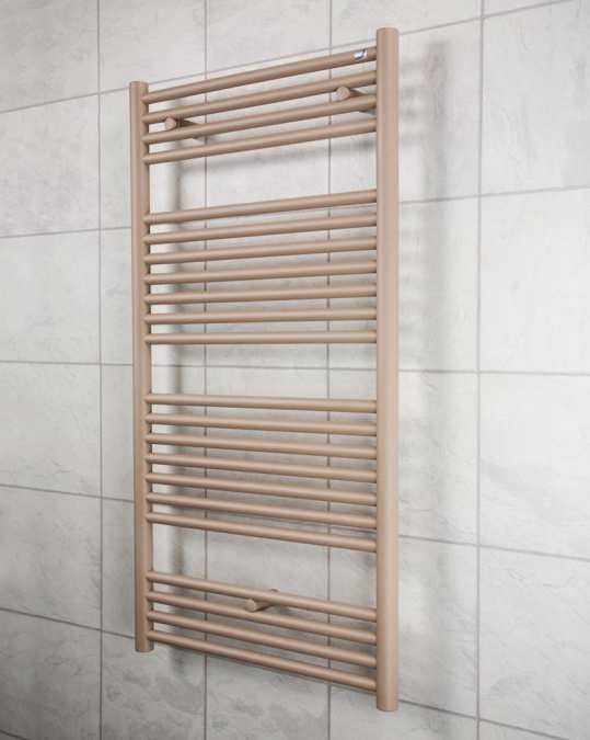 Zehnder Klaro 1466 x 500 Towel Radiator - Quartz Beige