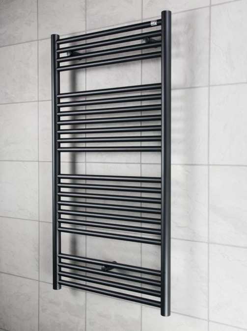 Zehnder Klaro 1148 x 450 Towel Radiator - Volcanic