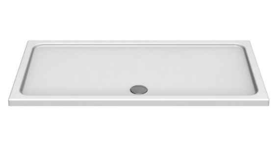 Kudos Kstone 1400 x 800mm Rectangular Shower Tray - Central Waste 