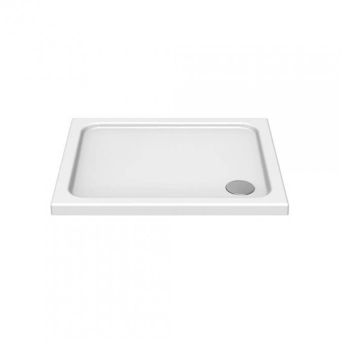 Kudos Kstone 900 x 800mm Rectangular Anti-Slip Shower Tray - Corner Waste