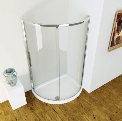 Kudos Original 1200mm Offset Curved Sliding Enclosure With Side
