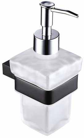 The White Space Liquid Soap Dispenser - Black