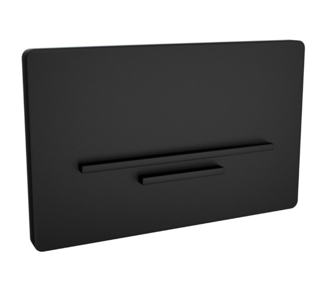 Laguna Matt Black Flush Plate by Jaquar