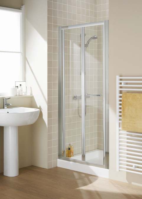 Lakes Classic 900 Semi-Frameless Bifold Shower Door