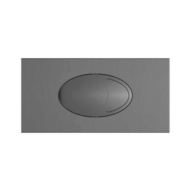 Large Gunmetal Dual Flush Button and Access Panel - Scudo