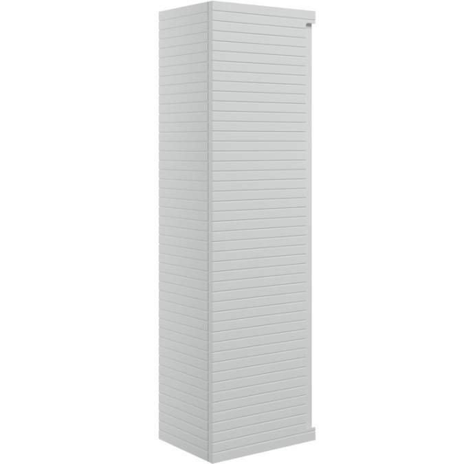 Latt 350mm Wall Hung 1 Door Tall Unit - Matt Mineral Grey