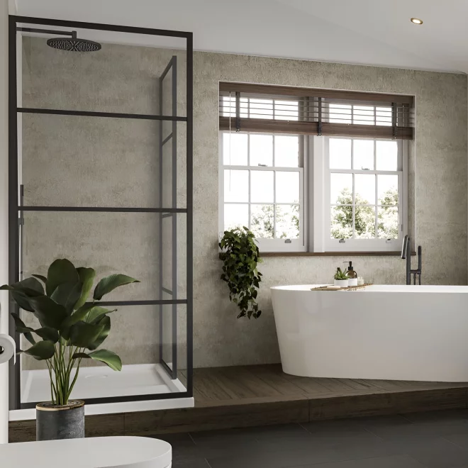 Multipanel Linda Barker Stone Elements Shower Panels