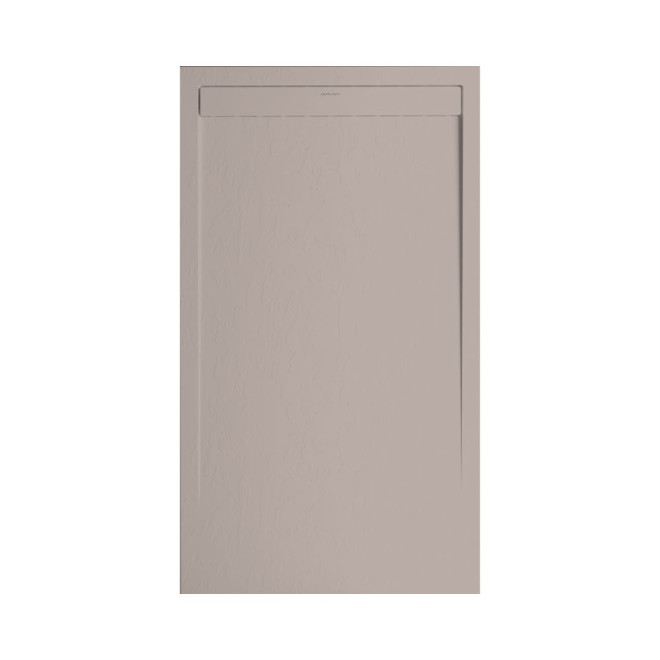 Lujo Stone Lineal 1600 x 900mm Sand Slate Linear Waste Shower Tray - Cut To Size
