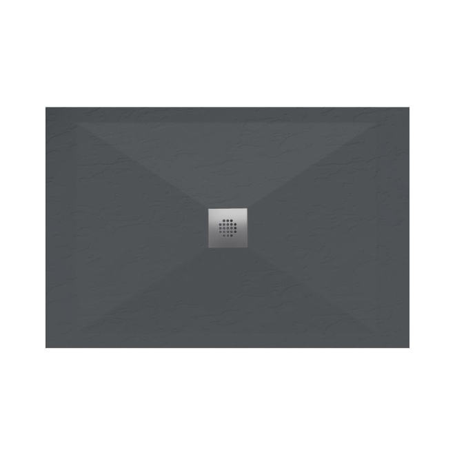 Lujo Stone 1400 x 900mm Anthracite Slate Shower Tray - Cut to Size