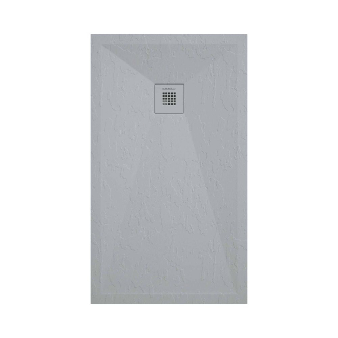 Lujo Stone Fin 1800 x 800mm Grey Slate Shower Tray - Cut to Size