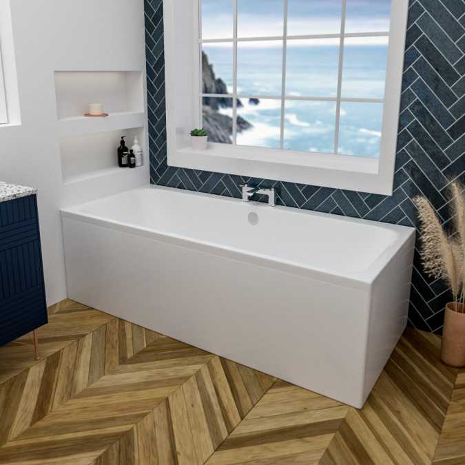 Beaufort Malin 1675 x 700mm Double Ended Bath