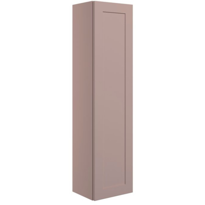 Merchtem 350mm Matt Pink Wall Hung Tall Unit