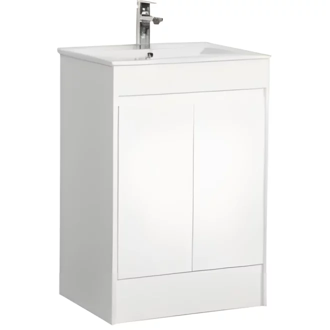 Mercia 600mm White 2 Door Waterproof Vanity Unit