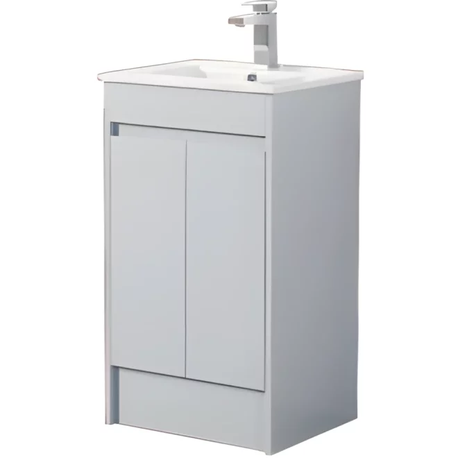 Mercia 500mm Light Grey 2 Door Waterproof Vanity Unit