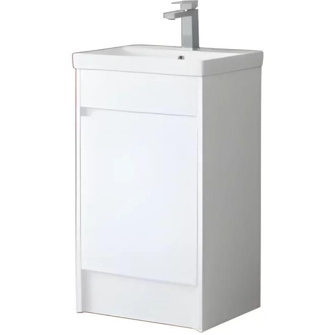 Mercia 500mm White 2 Door Waterproof Vanity Unit
