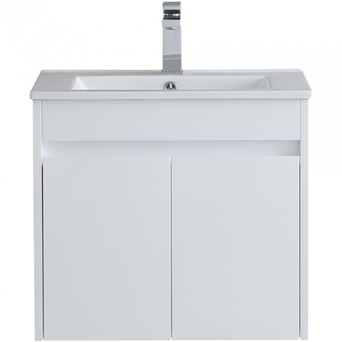 Mercia 600mm White Waterproof Wall Hung Vanity Unit