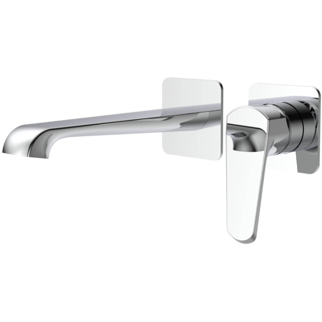 Scudo Montana Chrome Wall Mounted Bath Tap