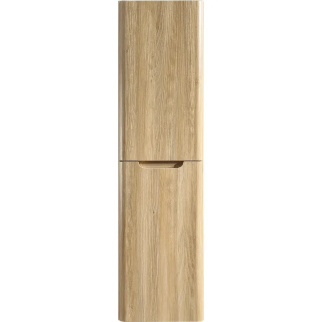 Tailored Monza 400mm Country Oak Wall Hung Tall Boy