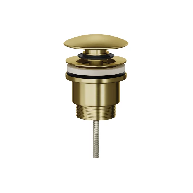 HIB Click-clack Universal Basin Waste - Brushed Brass