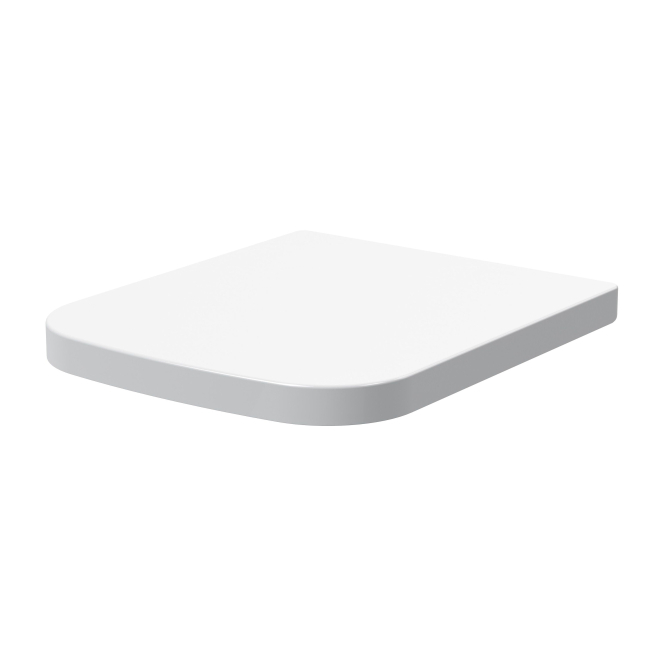 Nuie Ava Square Soft Close Seat Top-fix - NCG499
