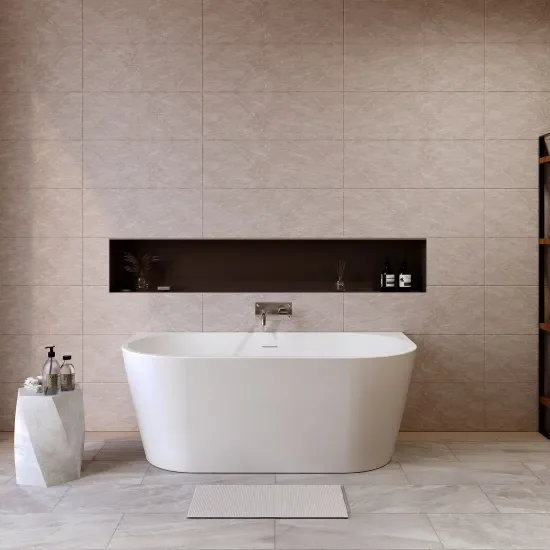 Nuie Choice Myriad 1500mm Back to Wall Freestanding Bath