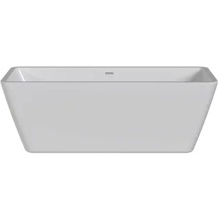 Nuie Endeavor 1700mm Square Back to Wall Freestanding Bath