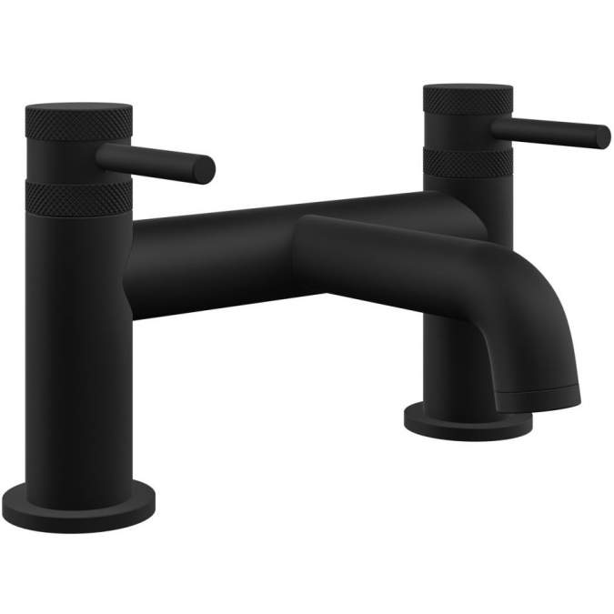 Scudo Core Black Bath Filler Tap