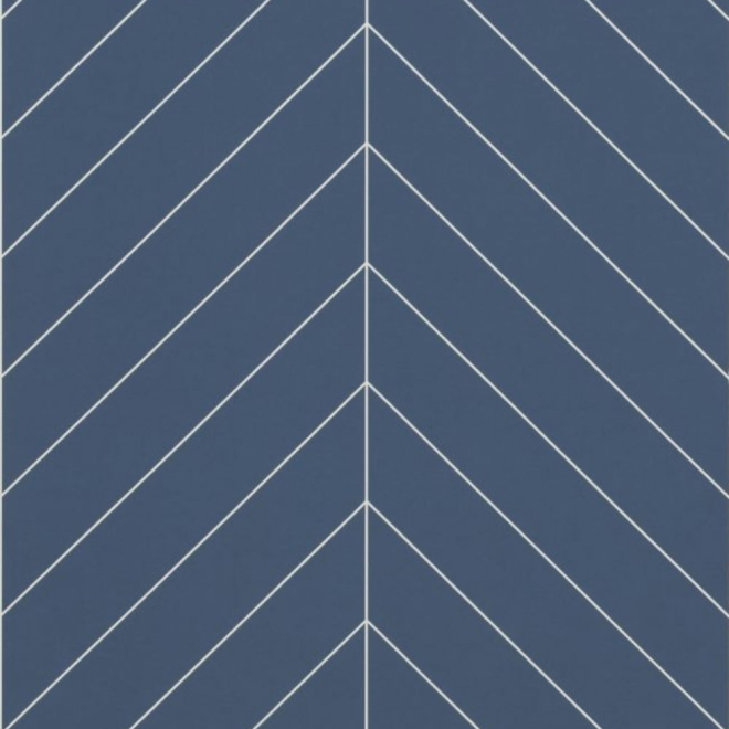 Nordic Blue Chevron Tile Showerwall Laminate Panels
