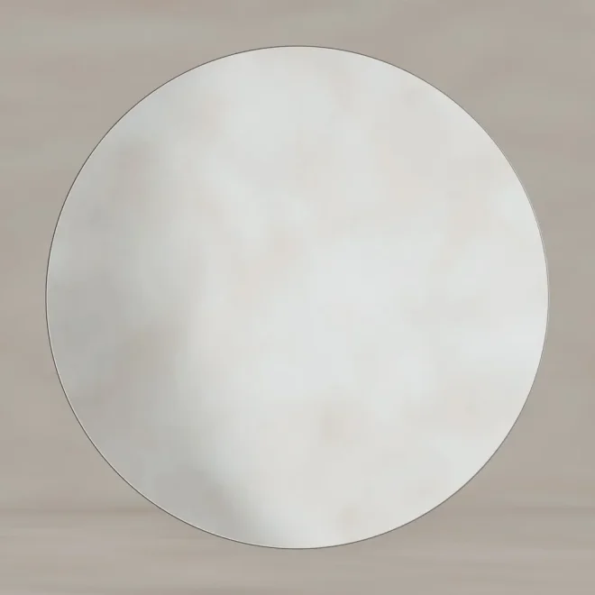 Origins Living Oslo Round 100 Brushed Nickel Mirror