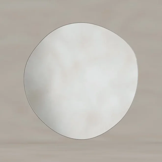 Origins Living Oslo Organic 80 Brushed Nickel Mirror