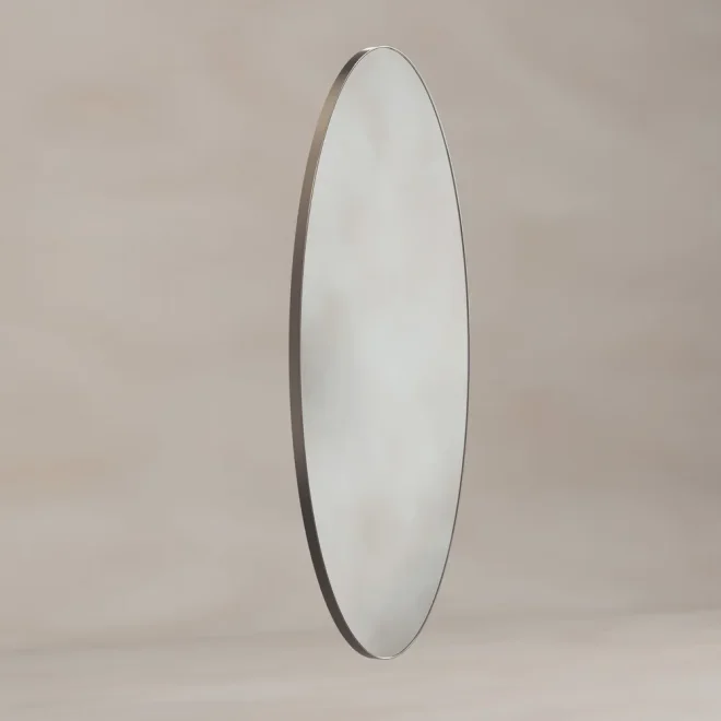 Origins Living Oslo Oval Mirror in Brushed Bronze