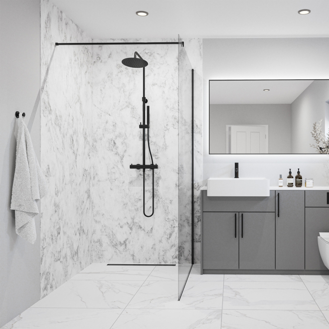 Onyx Nebbiosa Wetwall Elite Waterproof Wall Panels