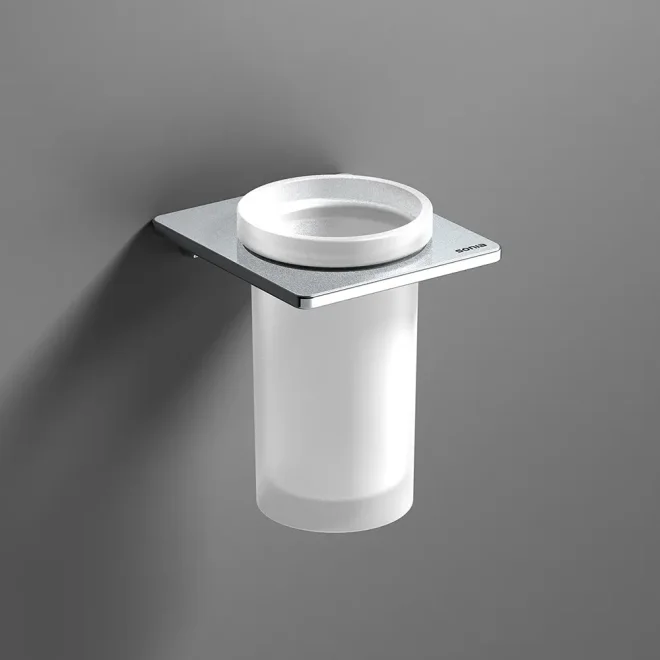 Origins Living Eletech Chrome Tumbler Holder