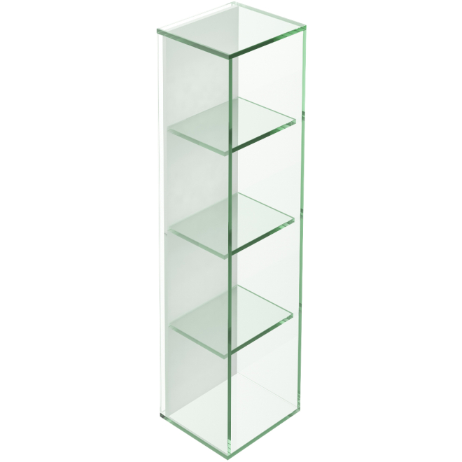 Origins Living Pier Glass 4 Box Rectangular Bathroom Shelf