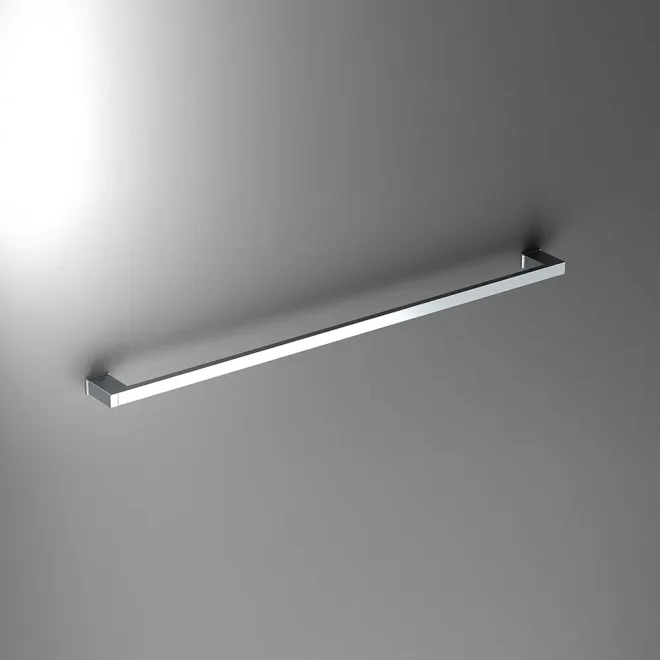 Origins Living S Cube Chrome 800mm Towel Rail