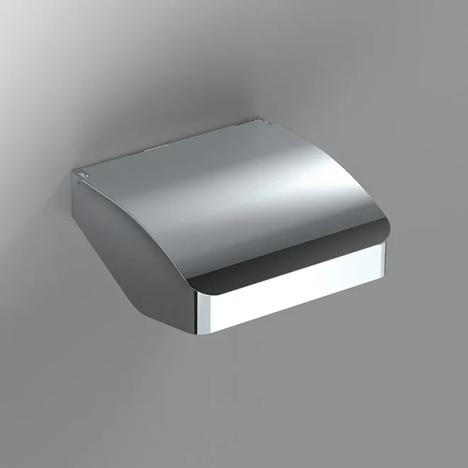 Origins Living S Cube Toilet Roll Holder with Cover