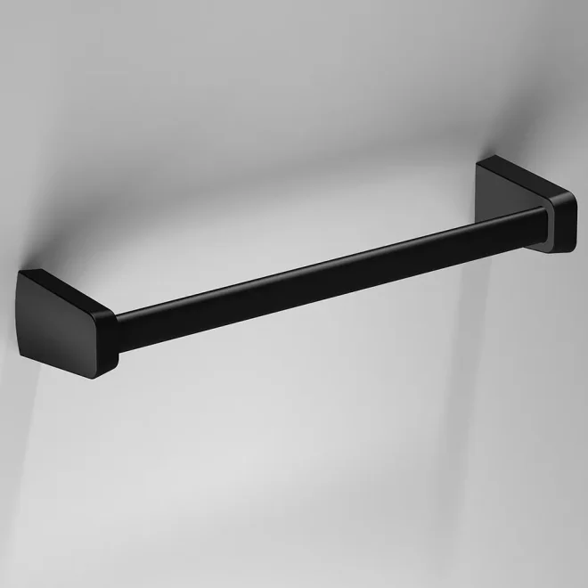 Origins Living S6 Matt Black 320mm Towel Rail