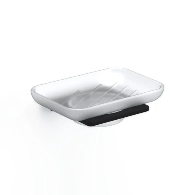 Origins Living S6 Matt Black Soap Dish