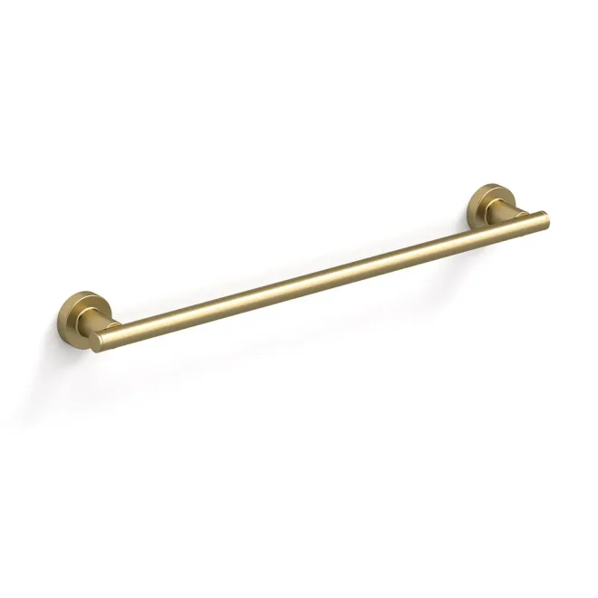 Origins Living Tecno Project 510mm Brushed Brass Towel Rail