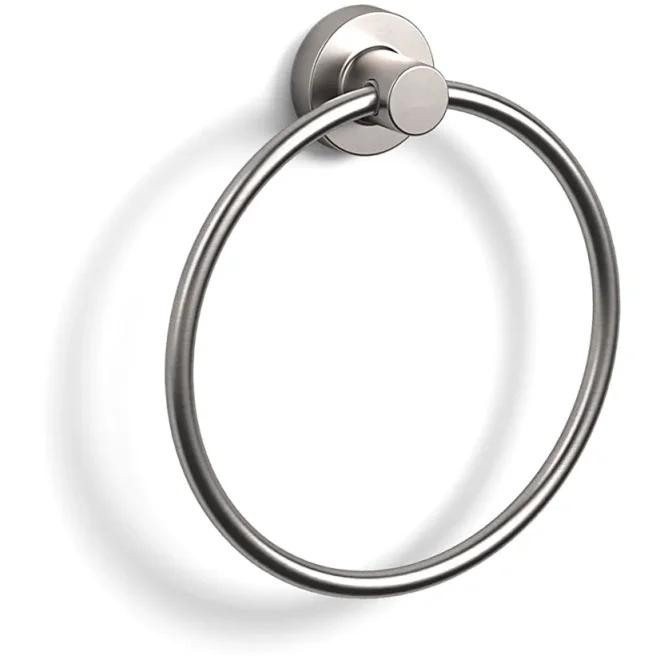 Origins Living Tecno Project Brushed Nickel Towel Ring