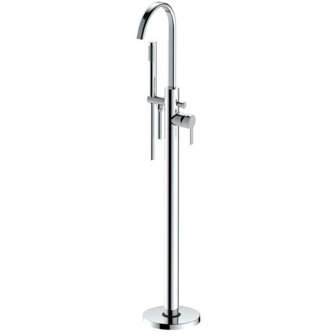 Orpington Floor Standing Bath Shower Mixer - Chrome