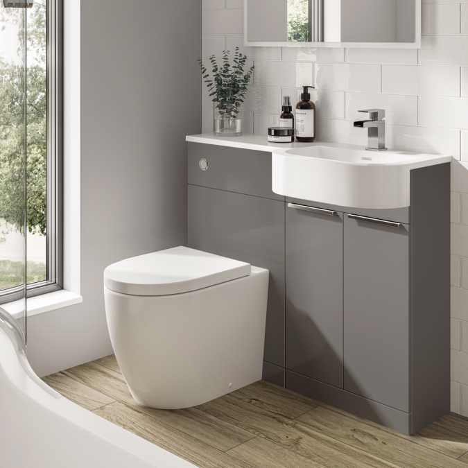 Elation Combination P Shaped Bathroom Unit Free Uk Mainland Delivery - Bathroom Vanity And Toilet Combination Uk Elation Combination P Shaped Bathroom Unit Free Uk Mainland Delivery - Bathroom Vanity And Toilet Combination Uk