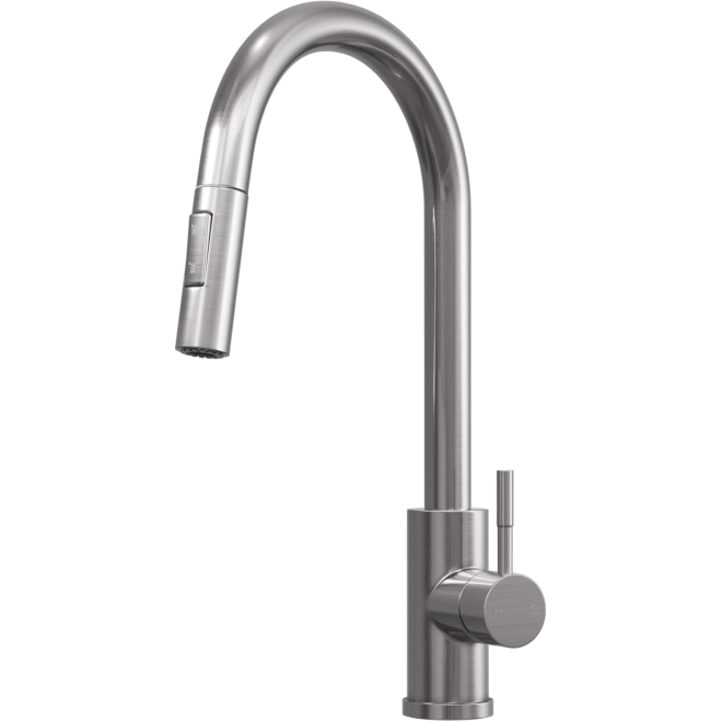 Cato Pull-Out Kitchen Mixer Tap with Swivel Spout - Chrome