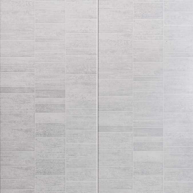 ProPlas Tile 400 - Smoked Grey Small Tile - Satin - PVC Tile Effect Panels - 5 pack