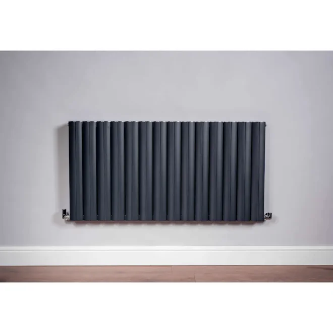 DQ Pica 600 x 590mm Anthracite Horizontal Radiator